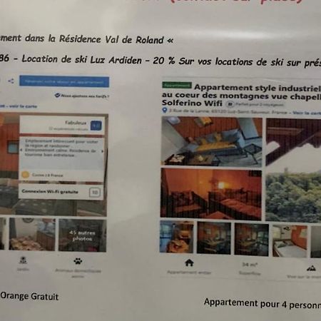 Appartement Tt Confort Au Coeur Des Montagnes Vue Sur Les Montagnes II Wifi Luz-Saint-Sauveur Esterno foto