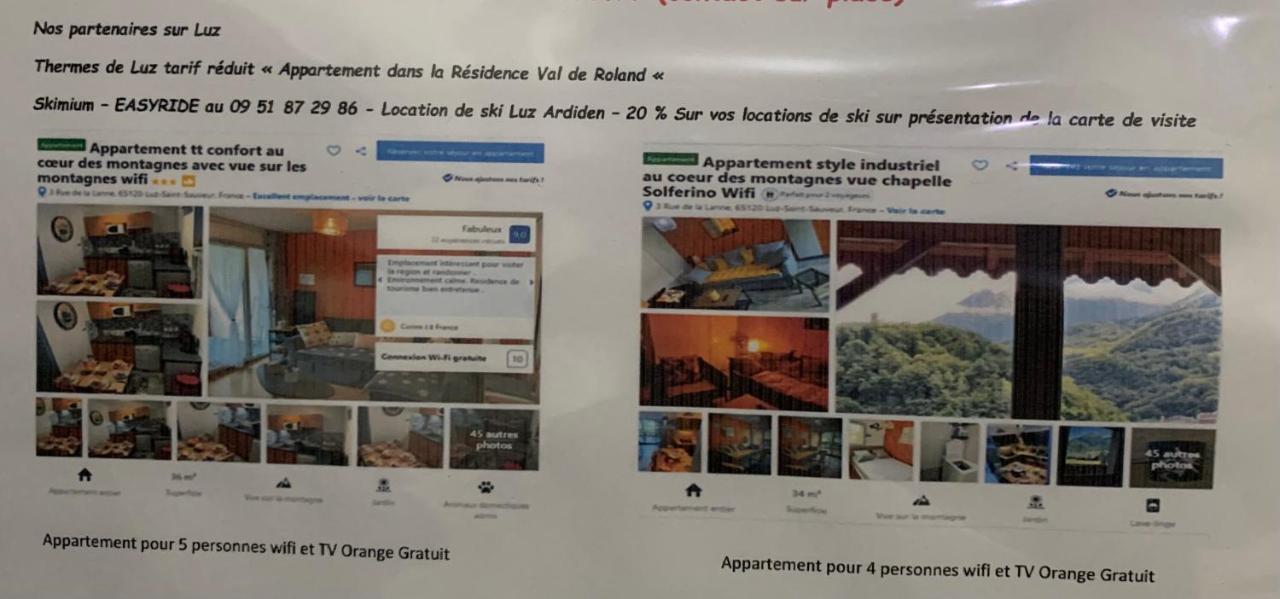 Appartement Tt Confort Au Coeur Des Montagnes Vue Sur Les Montagnes II Wifi Luz-Saint-Sauveur Esterno foto